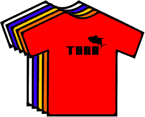 lots of tuna shirts